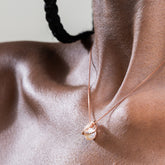 Studded Zircon Cap with Pearl Pendant Chain