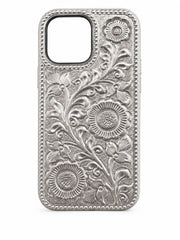 Floral Vine Silver Phone Case
