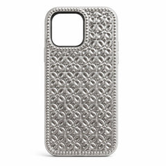 Geometric Blossom Silver Phone Case