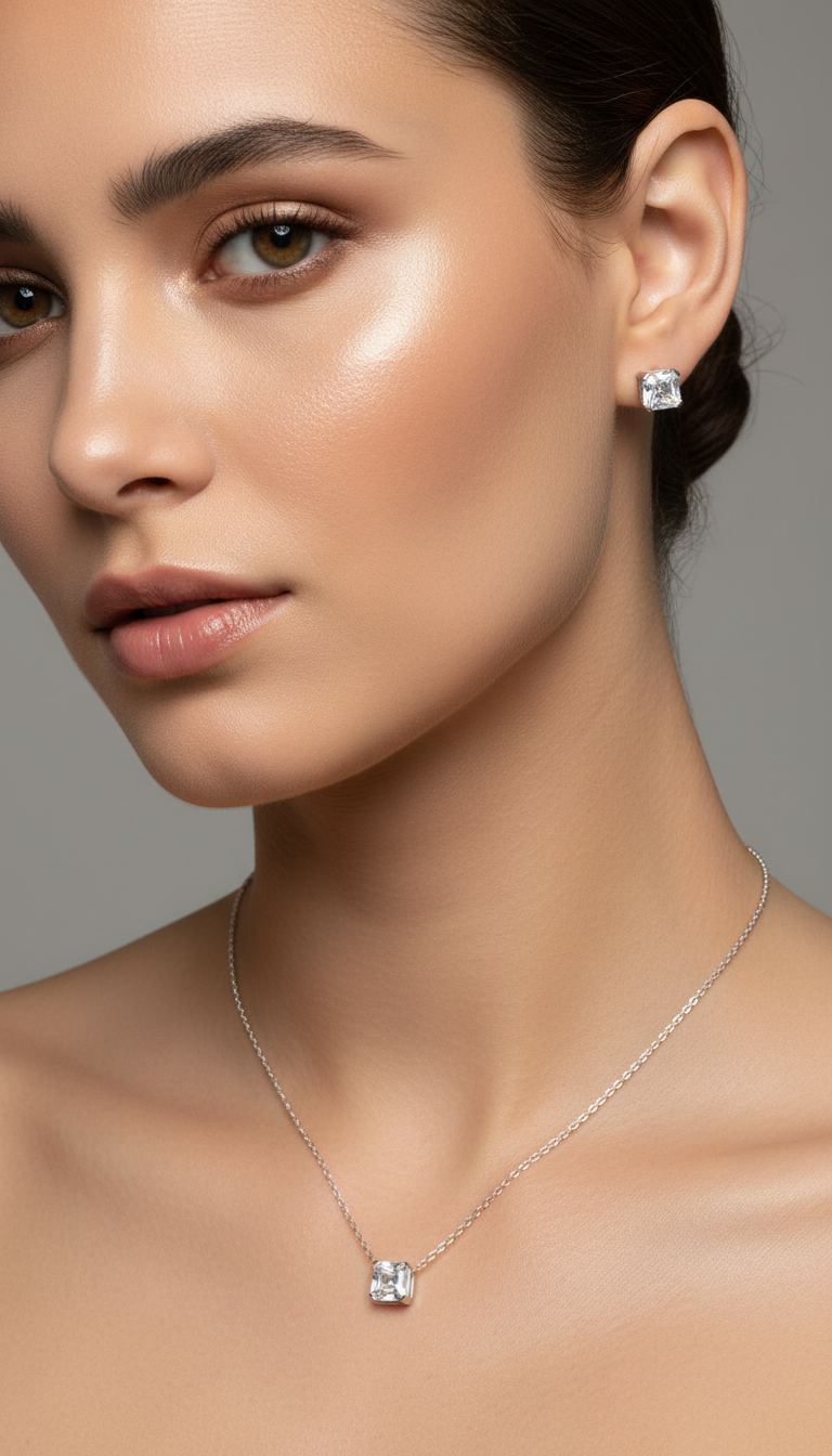 Celeste Solitaire Pendant
