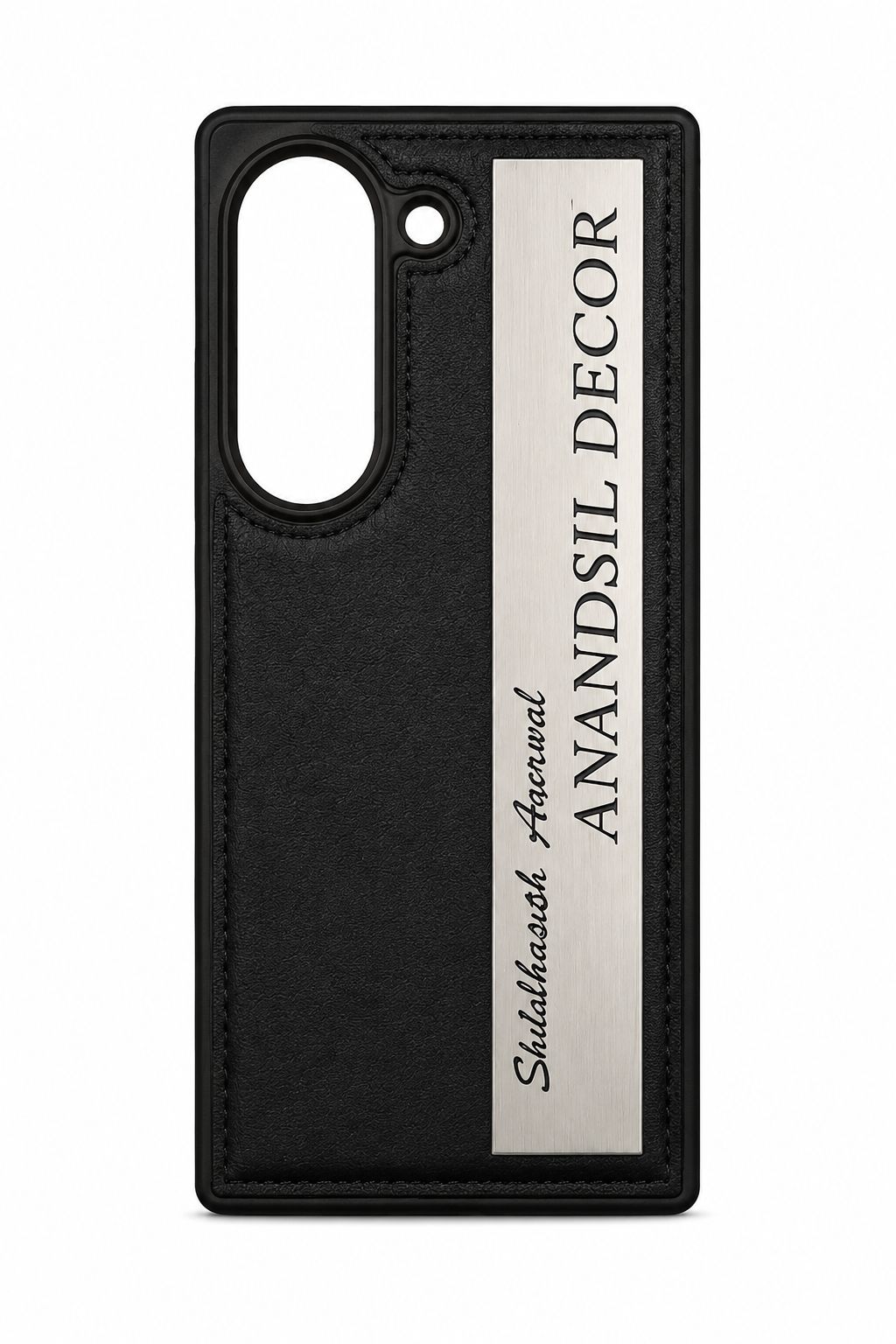 Personalise Vertical Name plate phone case