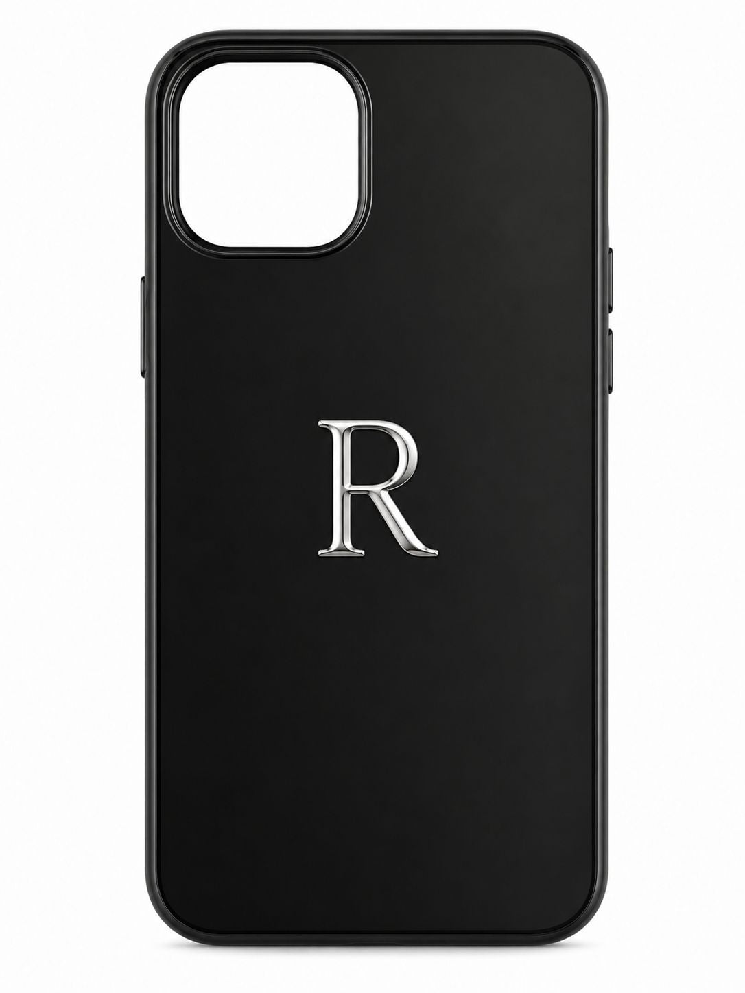999 Silver Personalised Initial Phone Case