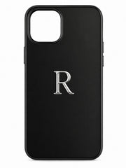 999 Silver Personalised Initial Phone Case