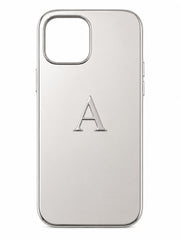 999 Silver Personalised Initial Phone Case